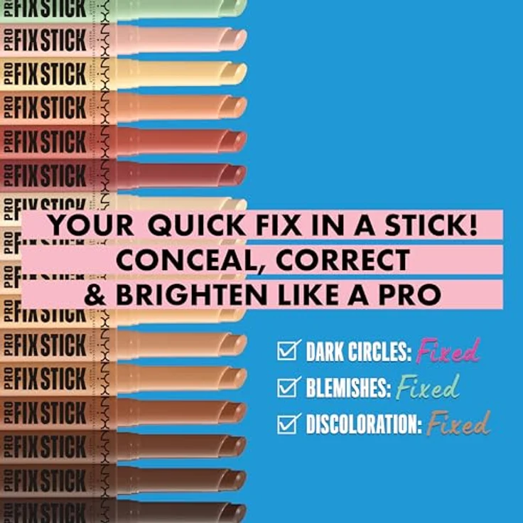 NYX Professional Makeup Pro Fix Stick Concealer 1,6 g in COCOA - Optimaler Farbton für einen makellosen Teint – Bild 3