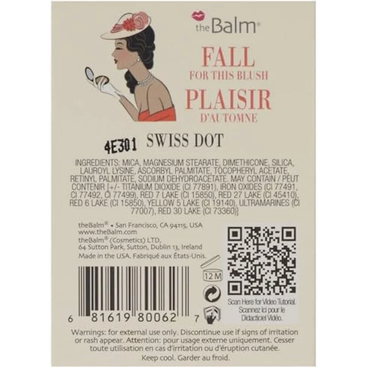 The Balm Instain Puderrouge Swiss Dot 6,5 g – Bild 5