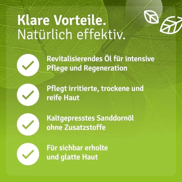 Casida Sanddornöl Sanddornfruchtfleischöl ätherisch, revitalisierendes Gesichtsserum, 30 ml – Bild 4