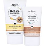 Medipharma Cosmetics, Hyaluron Sonnenpflege Gesicht Creme Lsf 50+ Getönt 100 G