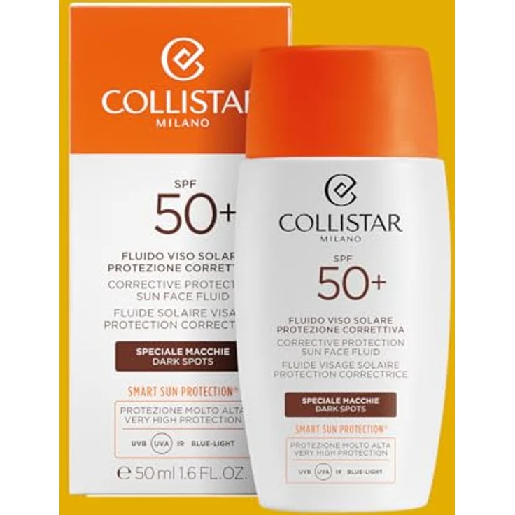 Collistar Sonnenschutz Gesichtsfluid LSF 50+, Hoher Schutz UVA-UVB-IR, Pro-Vitamin-D-System, Leichte, Seidige Textur, Schnelles Einziehen, 50 ml – Bild 3