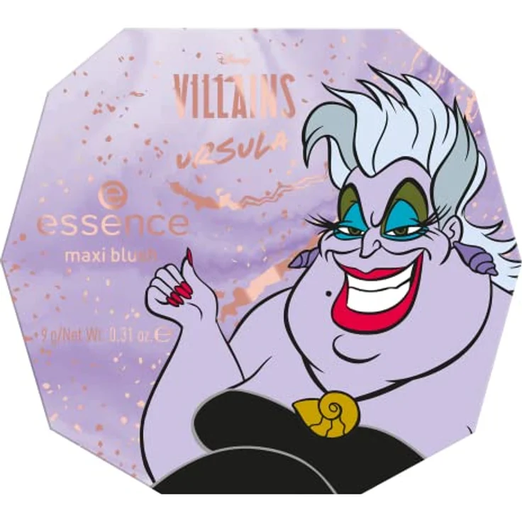 essence Disney Villains Ursula maxi blush, Nr. 02 Leaving u speechless, mehrfarbig, 2 Nude-Töne, hochpigmentiert, matt (9g) – Bild 2