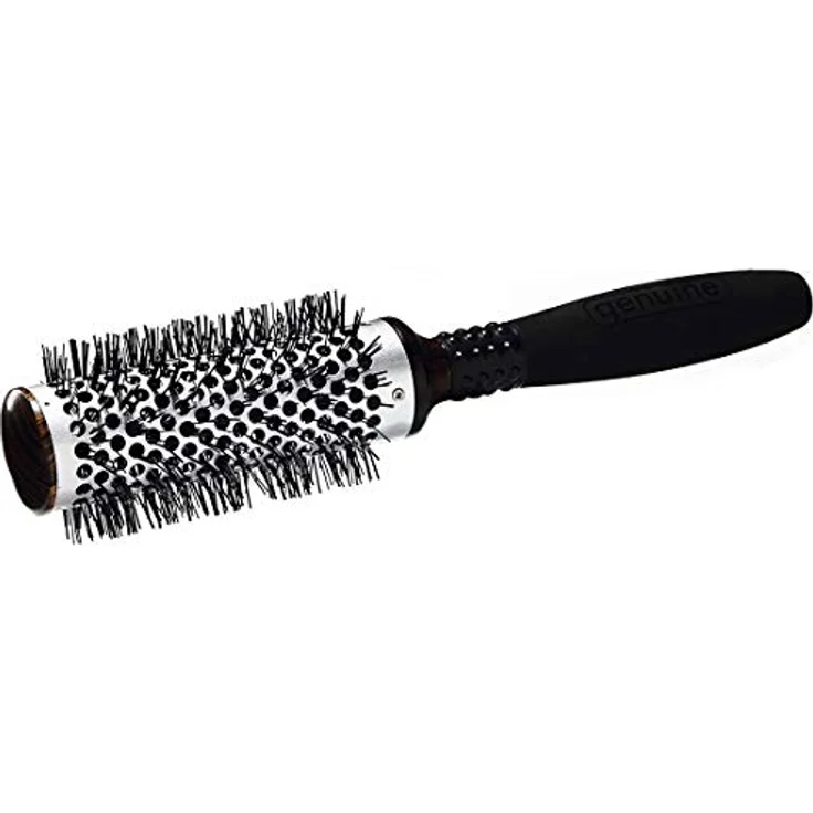 genuine haircare - VOLUME STYLER L Rundbürste für 16-24 cm langes Haar, ultraleicht mit Ceramic Thermo-Hülse, antistatisch, für Volumen-Styling, schwarz – Bild 1