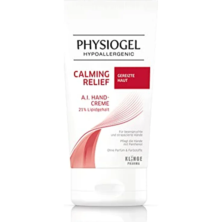 PHYSIOGEL Calming Relief A.I. Handcreme 50 ml – beruhigende Handcreme für rissige Hände – pflegt die Hände mit Panthenol und natürlichen Fetten – Bild 1