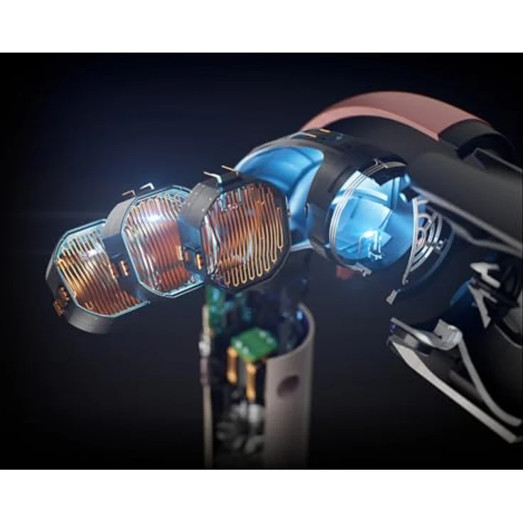 Dyson Supersonic HD17 T1/T2, Profi-Haartrockner in Red Velvet/Gold mit Ionisator für glattes und welliges Haar – Bild 6
