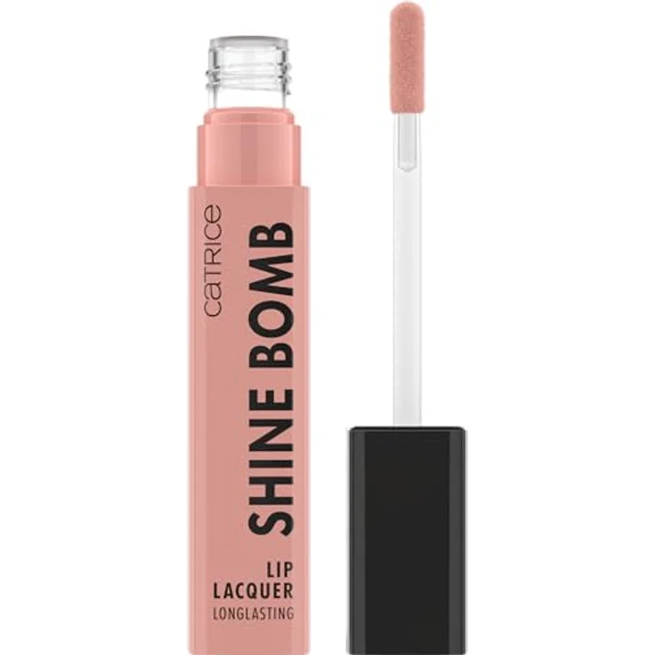 Catrice Shine Bomb Lip Lacquer, Lippenstift, Nr. 010, Nude, langanhaltend, sofortiges Ergebnis, glänzend, farbintensiv, vegan, ölfrei, ohne Parabene, ohne Mikroplastikpartikel, 1er Pack (3ml) – Bild 1