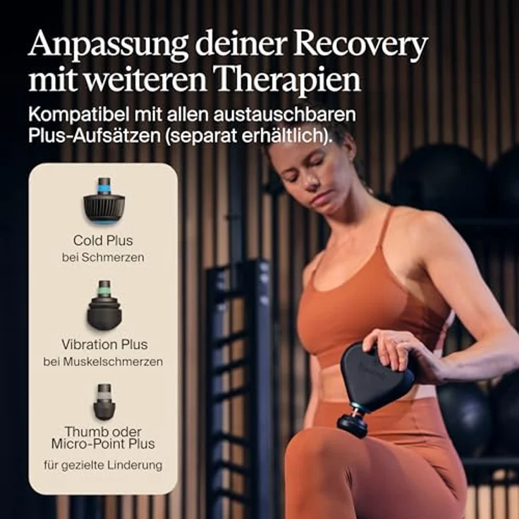 Therabody Theragun Mini Plus, tragbare Massagepistole mit Wärme und 3 Geschwindigkeiten, Bluetooth-fähig, Reisegröße – Bild 5