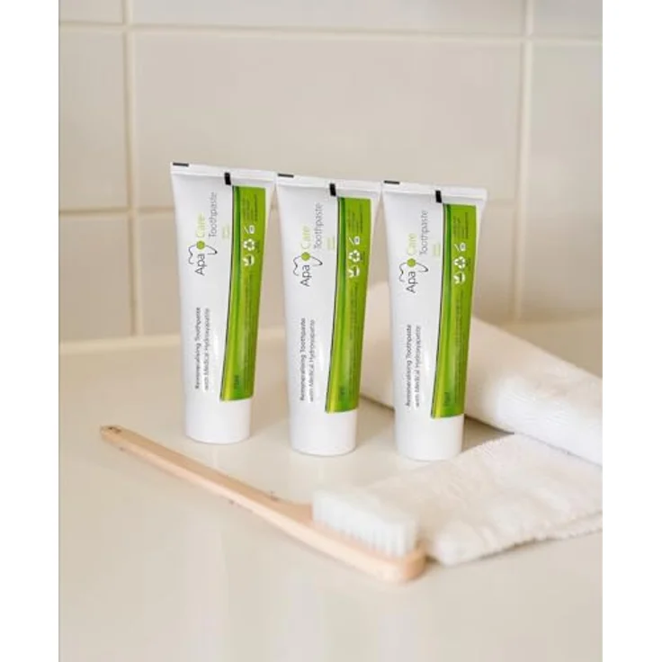 Apa Care remineralisierende Zahncreme 75 ml, Zahnpasta mit Hydroxylapatit für Karies- und Empfindlichkeitsschutz – Bild 4