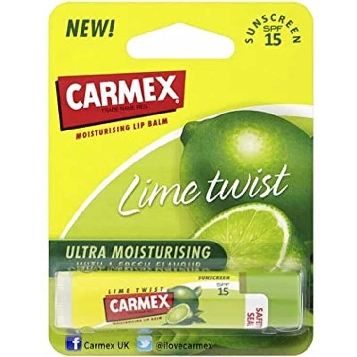 Carmex Lima Twist Stick 4 25gr für schön gepflegte Lippen – Bild 2
