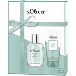 s.Oliver® HERE AND NOW Man | Duo Set- würzig - warm - maskulin - für das Hier und Jetzt | Eau de Toilette 30ml & Duschgel 75ml