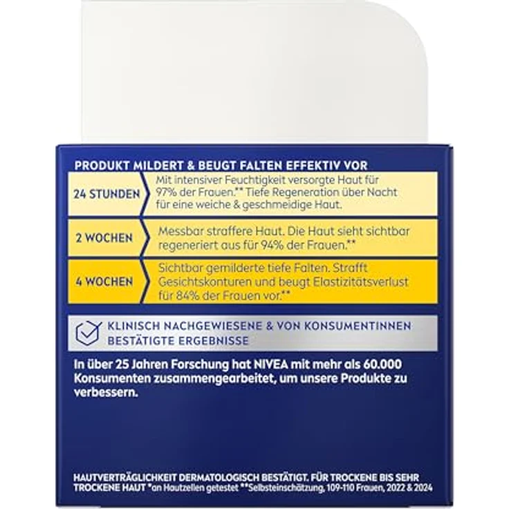 NIVEA Q10 Anti-Falten Power, Reichhaltige Nachtpflege 50ml mit Bio-Argan-Öl und Squalan für trockene bis sehr trockene Haut – Bild 10
