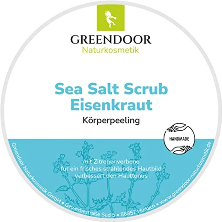 GREENDOOR Körperpeeling Salz SPARSET FRESH 840g, 3 frische Meersalz Peeling Körper, vegan, ohne Mikroplastik, Naturkosmetik ohne Konservierungsmittel - Natur Geschenke – Bild 3