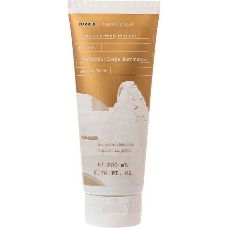 KORRES AEGEAN BRONZE Luminous Body Perfecter, straffende Körpermilch mit Hyaluronsäure, 200 ml