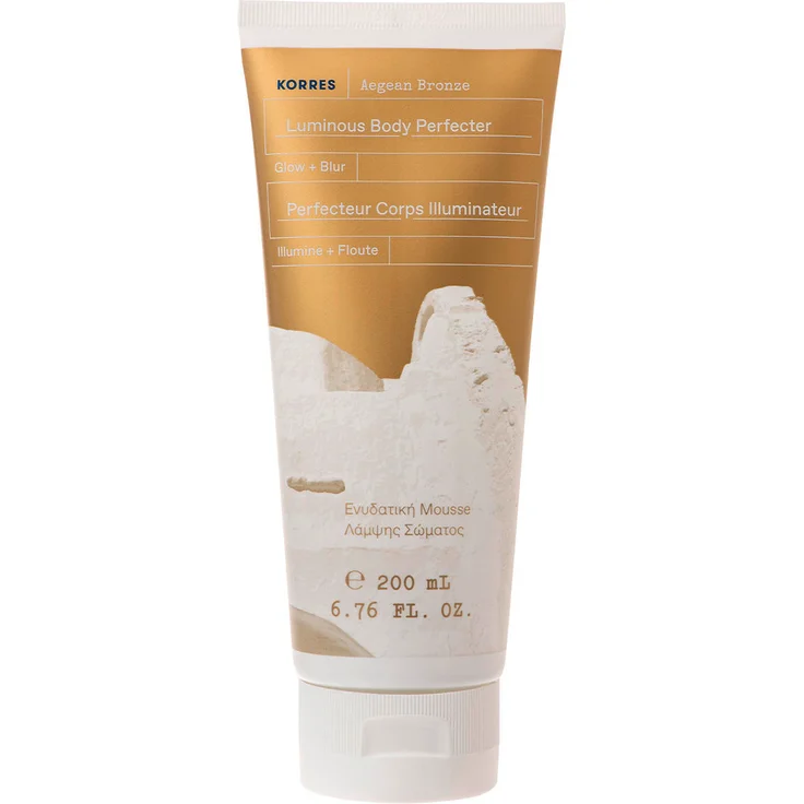 KORRES AEGEAN BRONZE Luminous Body Perfecter, straffende Körpermilch mit Hyaluronsäure, 200 ml