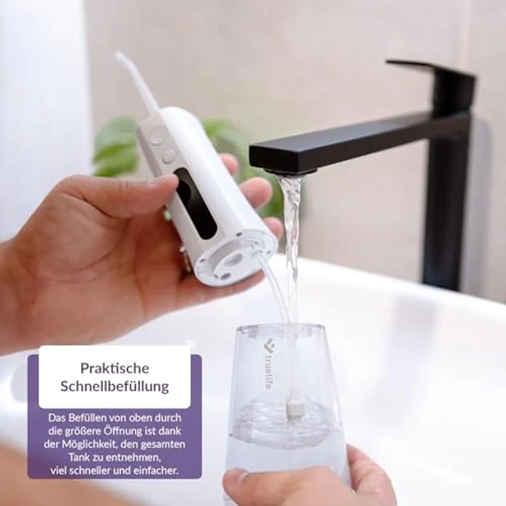 TrueLife AquaFloss Compact L100, Munddusche für Interdentalhygiene, geeignet für empfindliche Zähne und Zahnfleisch – Bild 4
