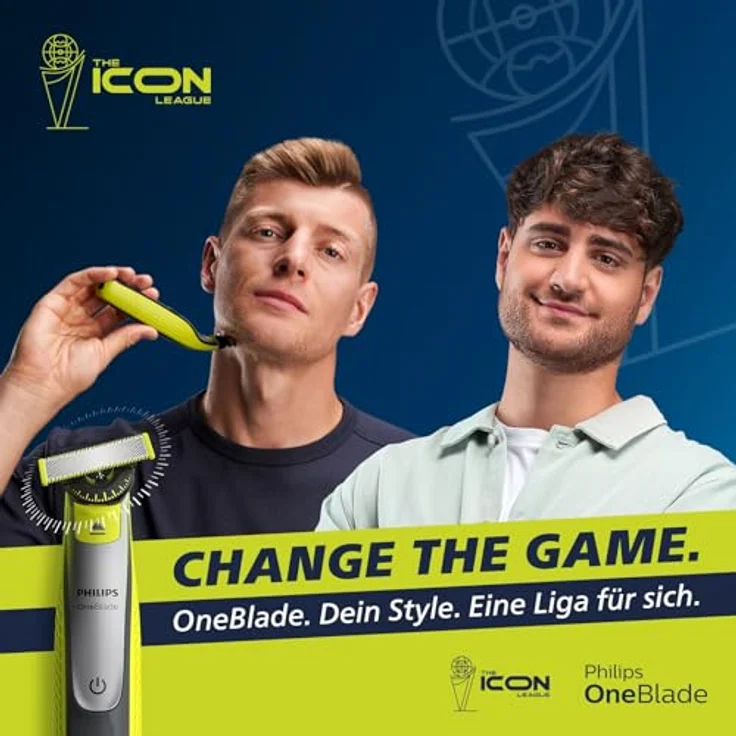 Philips OneBlade First Shave, Elektrisches Hybrid-Rasiersystem für Jungen, Anti-friction Rasierklingen, abwaschbar – Bild 3