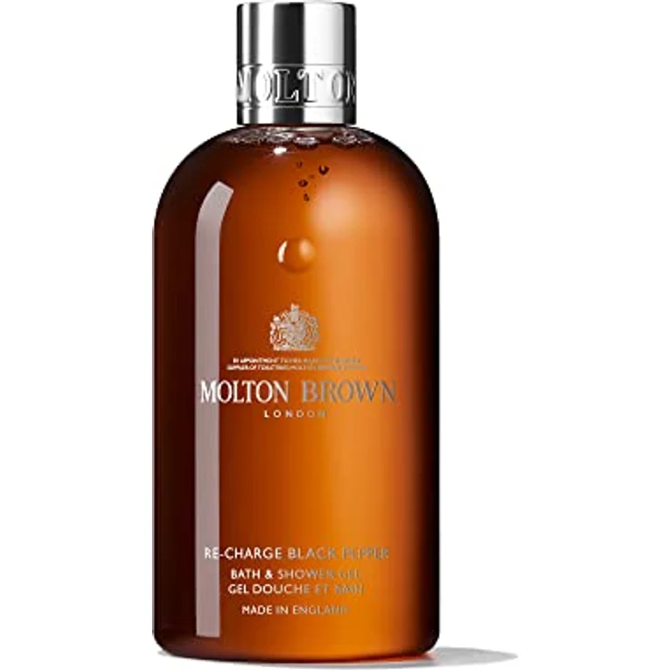 Molton Brown Re-charge Black Pepper Bade- und Duschgel 300 ml - Holzig-würziges Luxus Duschgel – Bild 1