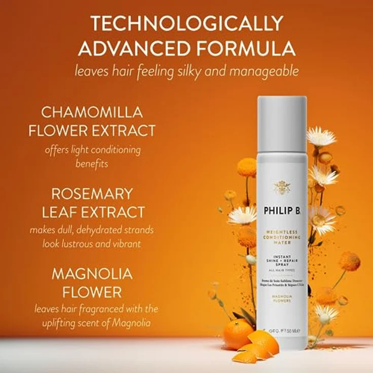 Philip B Styling Weightless Conditioning Water Spray Instant Shine + Repair Spray 150 ml – Bild 4