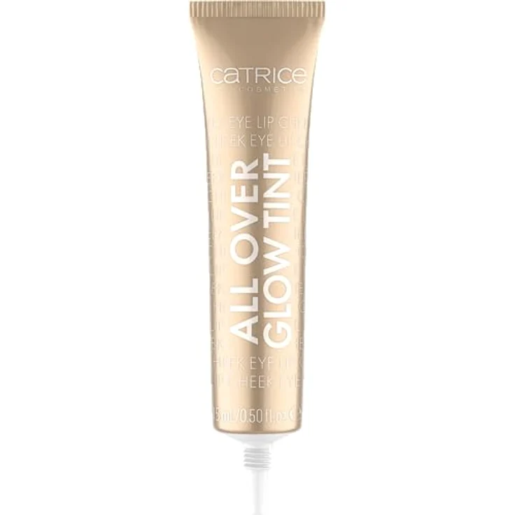 Catrice All Over Glow Tint, Highlighter, Nr. 010, Gold, aufhellend, schnelltrocknend, sofortiges Ergebnis, schimmernd, vegan, ölfrei, ohne Parfüm, ohne Alkohol, 1er Pack (15ml) – Bild 2