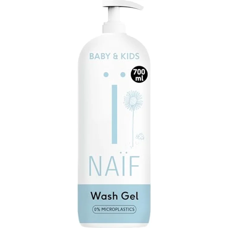Naïf Reinigendes Duschgel - 700ml - für Baby & Kind - Natürliche Inhaltsstoffe - 100% Vegan – Bild 1