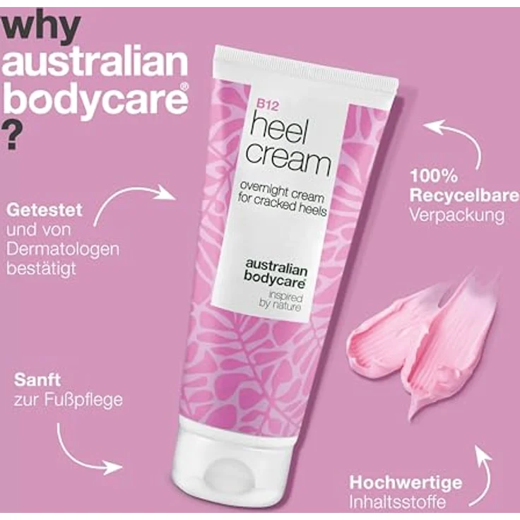 Australian Bodycare Fersencreme 100 ml – Intensive Pflege mit 25% Urea, Vitamin B12, Sheabutter und Allantoin für trockene und rissige Fersen – Bild 4