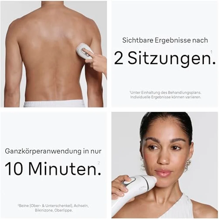 Braun Silk-Expert Pro 5 PL5234, IPL-Epilierer mit Hautsensor und 400.000 Lichtblitzen, Weiß, Akku – Bild 3