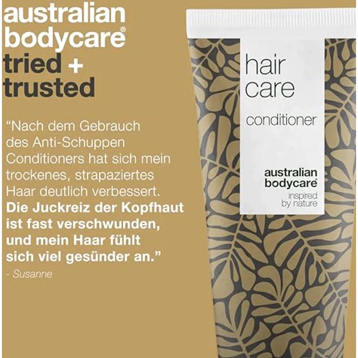 Australian Bodycare Haarspülung 200ml | Teebaumöl + Lemon Myrtle Conditioner bei Schuppen, Juckender und Trockener Kopfhaut für Frauen & Männer | Auch bei Pickeln auf der Kopfhaut | Anti-Schuppen – Bild 5