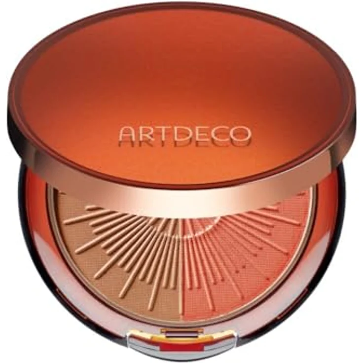 ARTDECO Bronzing Powder Compact 10 g, langanhaltender Bronzer für natürlichen Look mit warmen Farbtönen, vitaminreiche Pflege – Bild 3