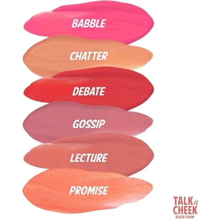 theBalm Talk is Cheek Creme-Rouge, Farbton Lecture, 4 ml, für eine natürliche Wangenröte und strahlenden Teint – Bild 5