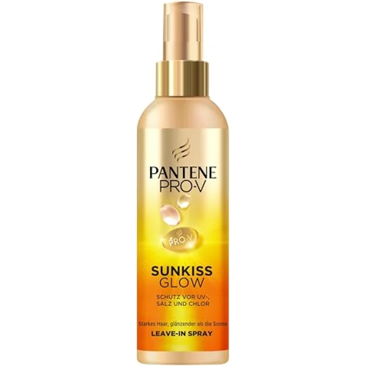 Pantene Pro-V Sunkiss Glow Haarspray 200ml, UV-Schutz gegen UVA/UVB, Salz und Chlor, pflegendes und entwirrendes Spray für starkes und glänzendes Haar – Bild 1