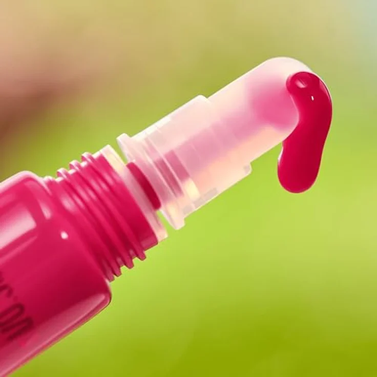 essence SO CHERRY happy peptide lipgloss, Nr. 01, Rot, feuchtigkeitsspendend, vegan, 10ml – Bild 3