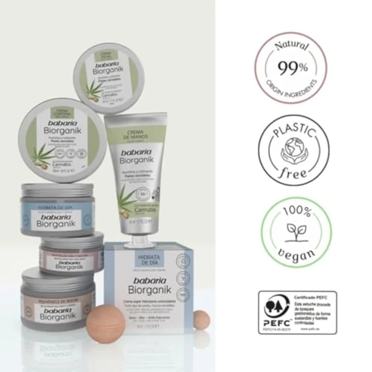 Babaria Bio Crema Noche Antiedad Detox Calmante 50 ml – Bild 5