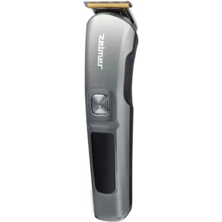 Zelmer ZMB6000 Trymer, Haarschneider mit AC-Motor, 5 Schnittstufen, wasserfest, Edelstahl & Titan, schwarz, LCD-Display, 80 Minuten Akkulaufzeit – Bild 3
