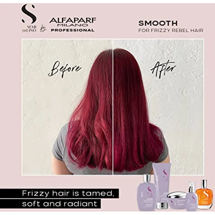 Alfaparf SEMI DI LINO SMOOTH smoothing low shampoo 1000 ml – Bild 3