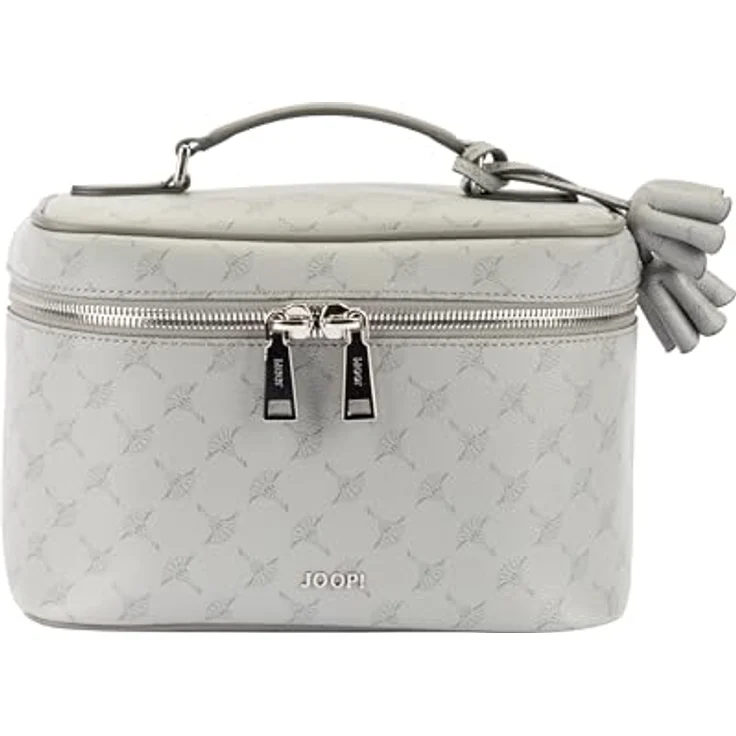 Joop! Damen WashBag Cortina 1.0 Flora, eleganter Kulturbeutel in Frost Gray mit optimalem Stauraum – Bild 1