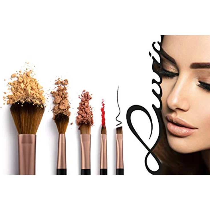 Luvia Cosmetics Kosmetikpinsel-Set Travel Tube, 5 tlg. Make-up Accessoires Set, Dekorative Kosmetik Make-up Accessoires – Bild 3