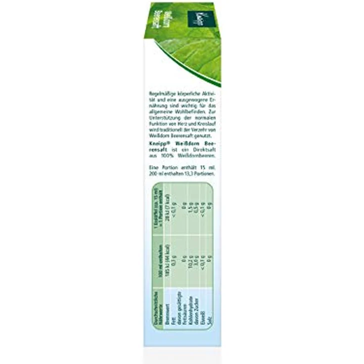 Kneipp Weißdorn Beerensaft 200 ml – Bild 4