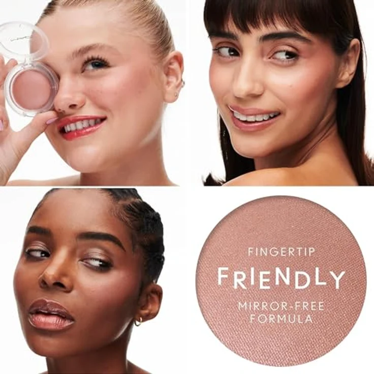 MAC Cosmetics Glow Play Blush, Rouge für strahlende Haut im Farbton Blush, please, 7,3 g - leichte Textur mit Langzeiteffekt, verleiht gesunde Farbe und Hauch von Bräune – Bild 3
