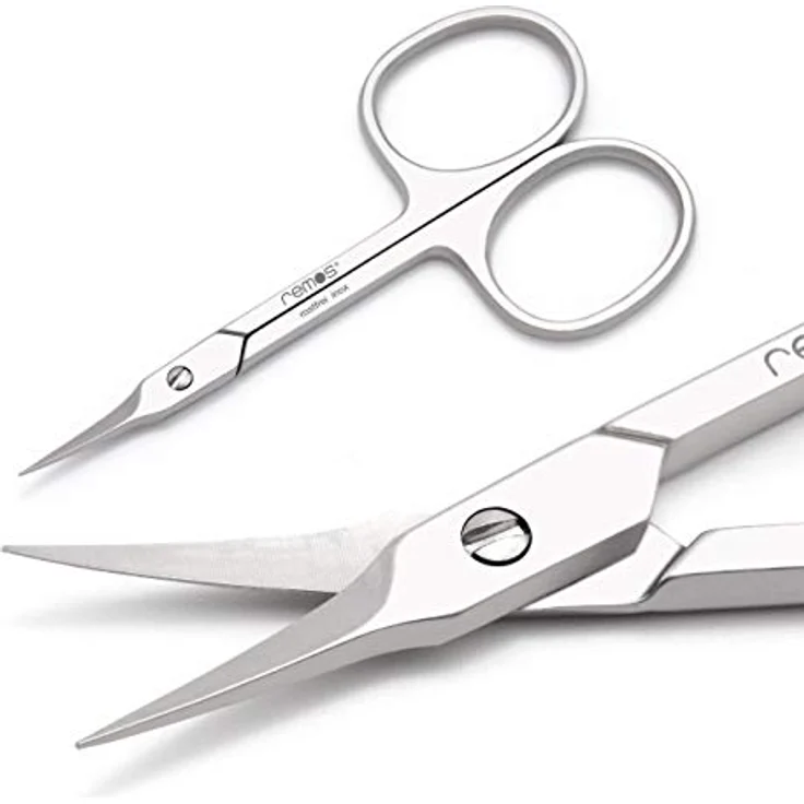 remos Profi Nagelhautschere Turmspitze Edelstahl [INOX] 9.5cm, präzise Schneide für Nagelhaut, nachstellbare Schraube, mattes Design – Bild 4