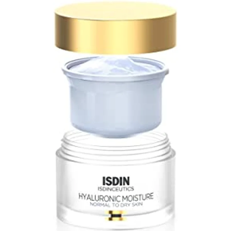 ISDIN ISDINCEUTICS Hyaluronic Moisture Normal to Dry Skin Refill, leichte Gesichtscreme mit reiner Hyaluronsäure und Antioxidantien, 50 g – Bild 3