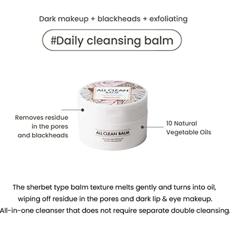 Heimish All Clean Balm Gesichtswaschcreme 120 ml mit reinigender Wirkung – Bild 3
