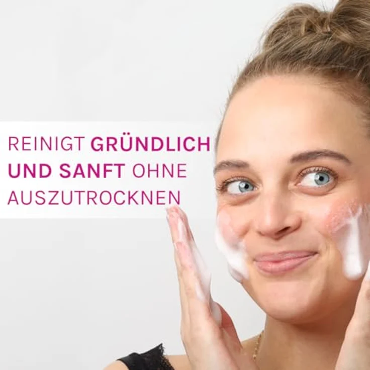 COSLINE Reinigungsschaum, Vegan, Für jeden Hauttyp, Ohne chemische Konservierung, 50 ml, Augen-MakeUp-Entferner geeignet – Bild 2