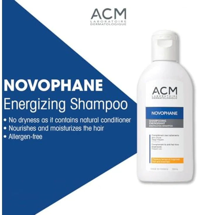 Novophane ACM Energieshampoo, 200 ml - Sprödigkeit für das Haar – Bild 2