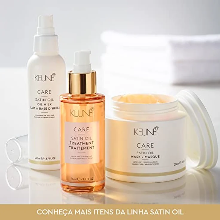 Keune Care Satin Oil Shampoo 1000ml, pflegendes Shampoo zur intensiven Haarpflege – Bild 4