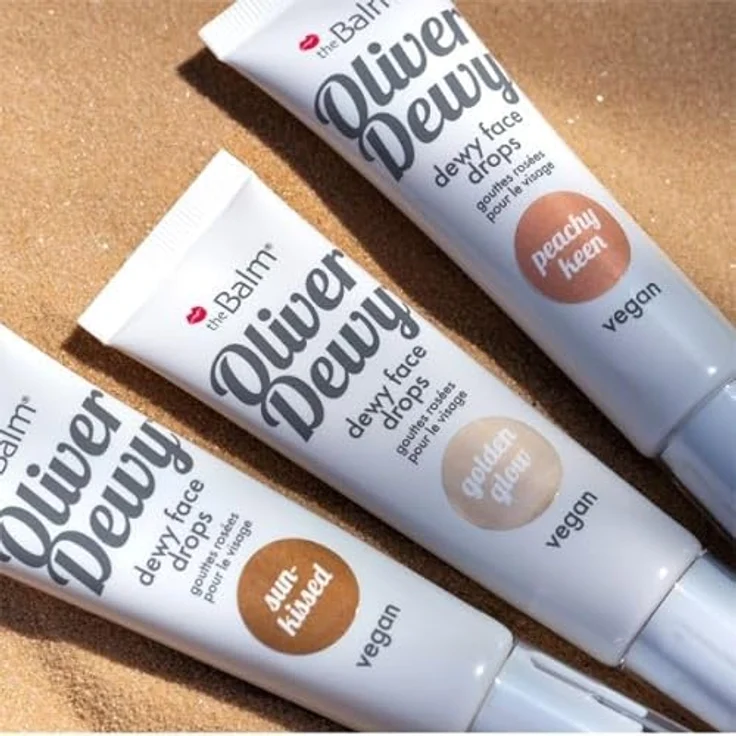 The Balm Oliver Dewy Face Drop, flüssiger Highlighter für einen natürlichen Glow, 28 ml – Bild 5
