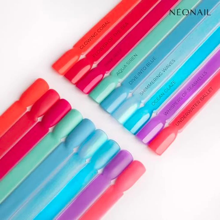 NÉONAIL UV Nagellack Aqua Siren, 7,2 ml mintgrün, stark pigmentiert, langanhaltend bis 21 Tage, aushärtbar in LED- oder UV-Lampe – Bild 4