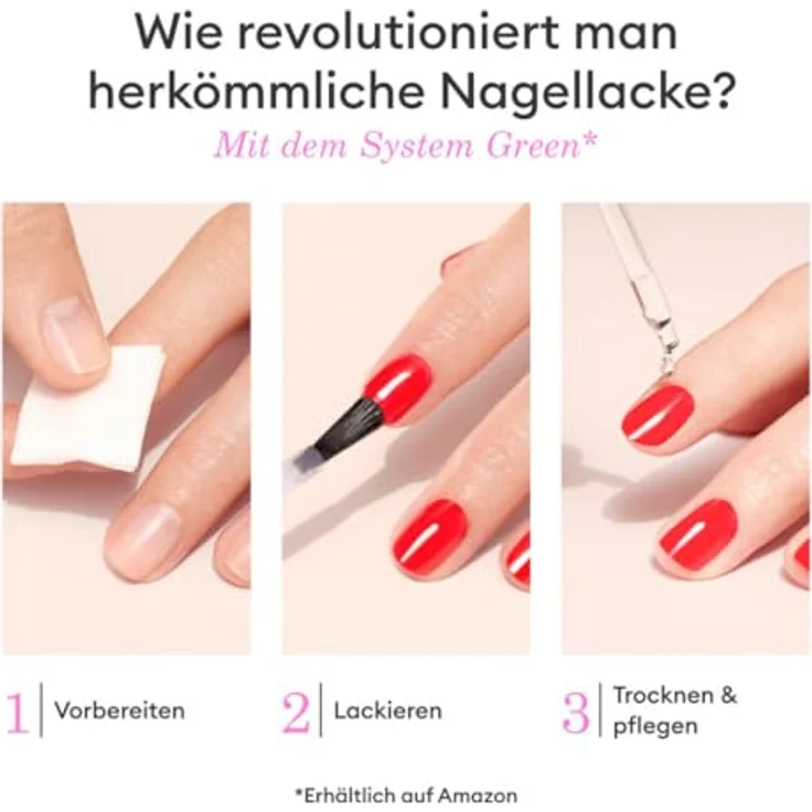 Manucurist Green Altrosa Nagellack 9-Free Vegan Bio-basiert 15ml (OLD ROSE) – Bild 5