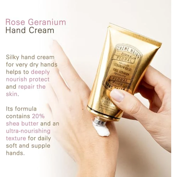 Panier Des Sens Creme Rose Geranium Hand Cream 75 ml – Bild 5