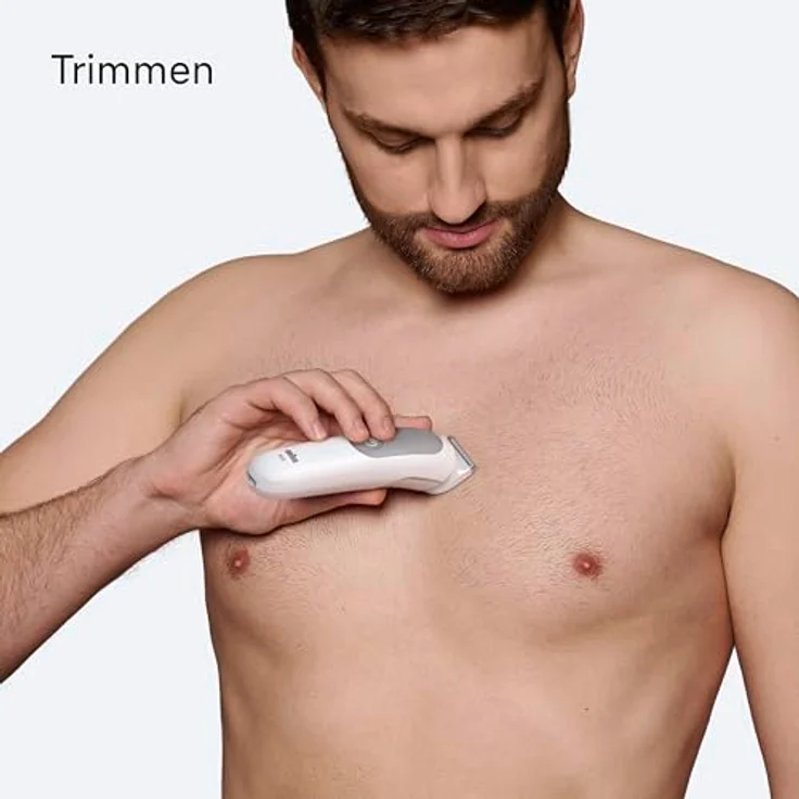 Braun Series 5 BG5500, Body Trimmer für Männer, Nass & Trocken, Akku, Grau, Weiß – Bild 5