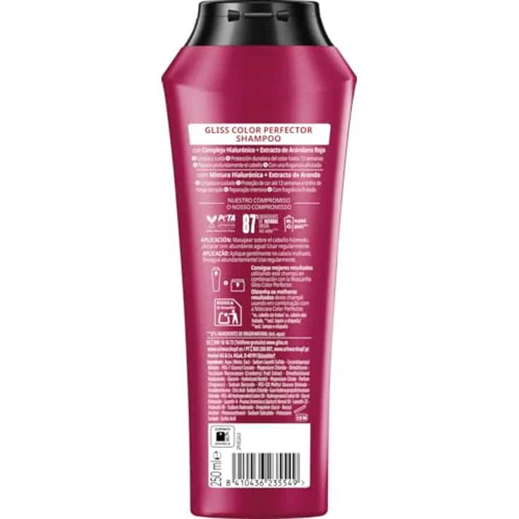 Schwarzkopf Gliss Ultimate Color Shampoo 6 x 250 ml gesamt 1500 ml – Bild 4